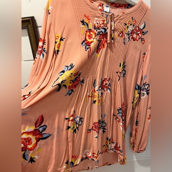 Old Navy Blush Floral Boho Blouse – Size XXL - Picture 11 of 11